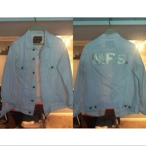 MRS. White Oversized Jean Jacket